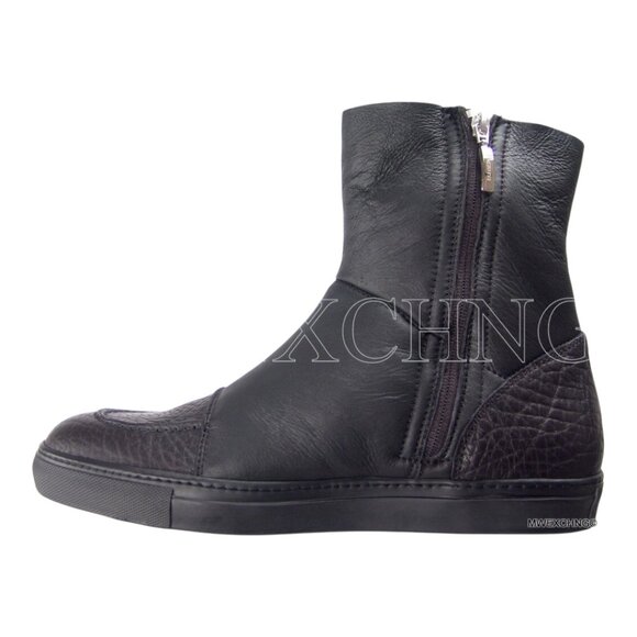 CESARE PACIOTTI LUXURIOUS SHEARLING BOOTS ITALIAN DESIGNER MENS SHOES NEW IN BOX main image 12